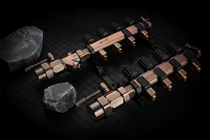 龍勝管奢華古銅大流量地暖分集水器重磅來(lái)襲 龍勝管奢華古銅大流量地暖分集水器重磅來(lái)襲